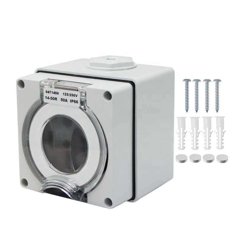 Outdoor Power Receptacle Box - Kotak Stopkontak Listrik RV Generator 50