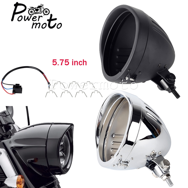 Outdoor Power Xtreme - Lampu depan sepeda motor 5.75 inci,