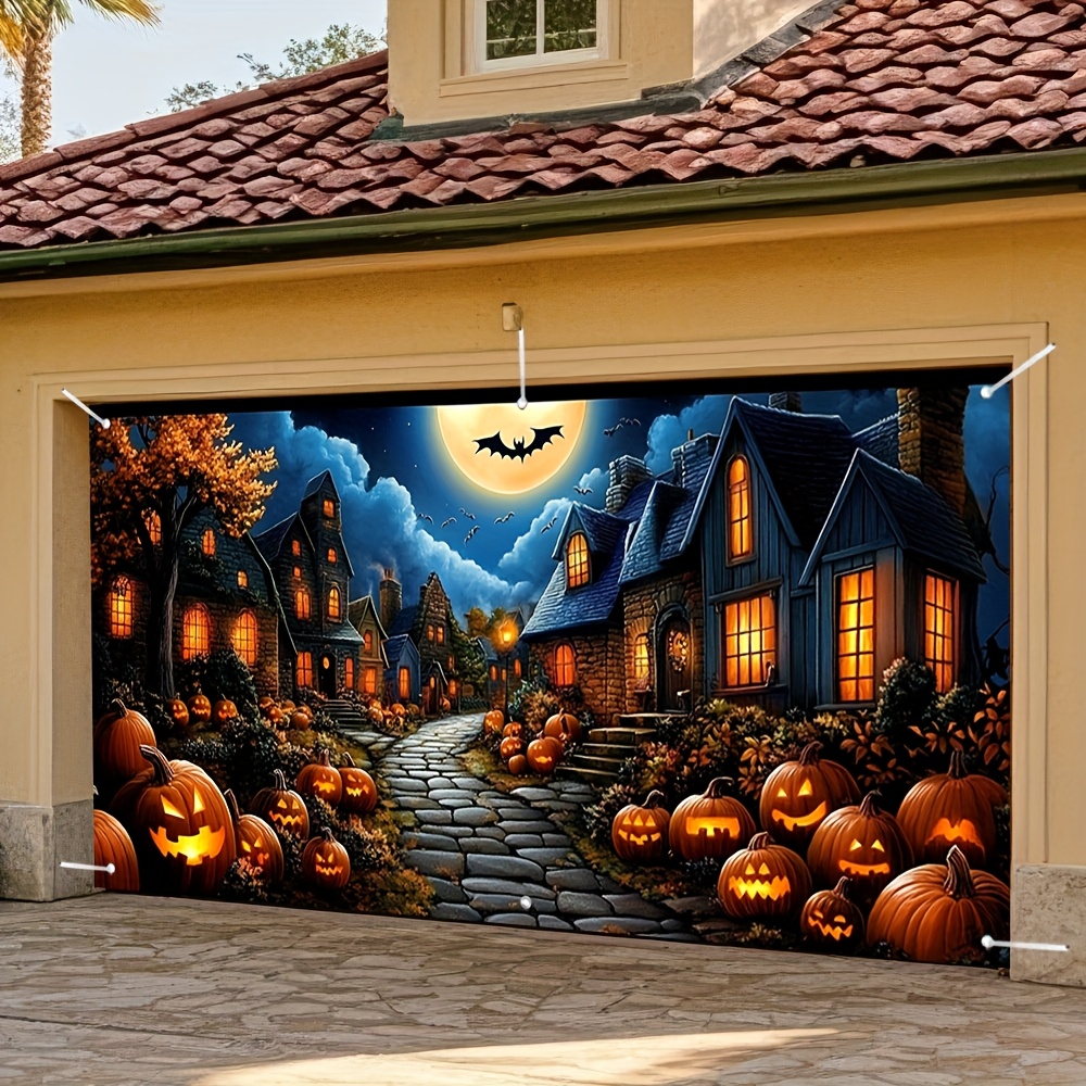 Outdoor Power Jack - 1 Buah Latar Belakang Spanduk Halloween
