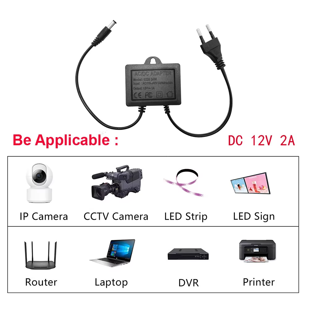 Outdoor Power Adapter - Adaptor Daya Tahan Air Luar Ruangan