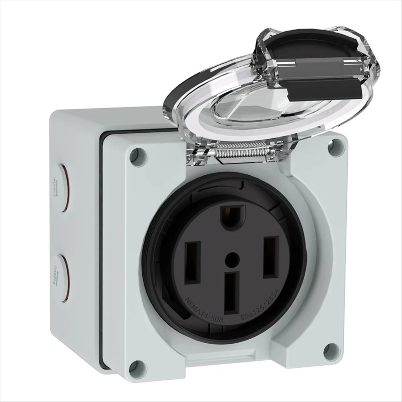 Outdoor Power Receptacle Box - Kotak Stopkontak TFBC 50Amp, Receptacle NEMA