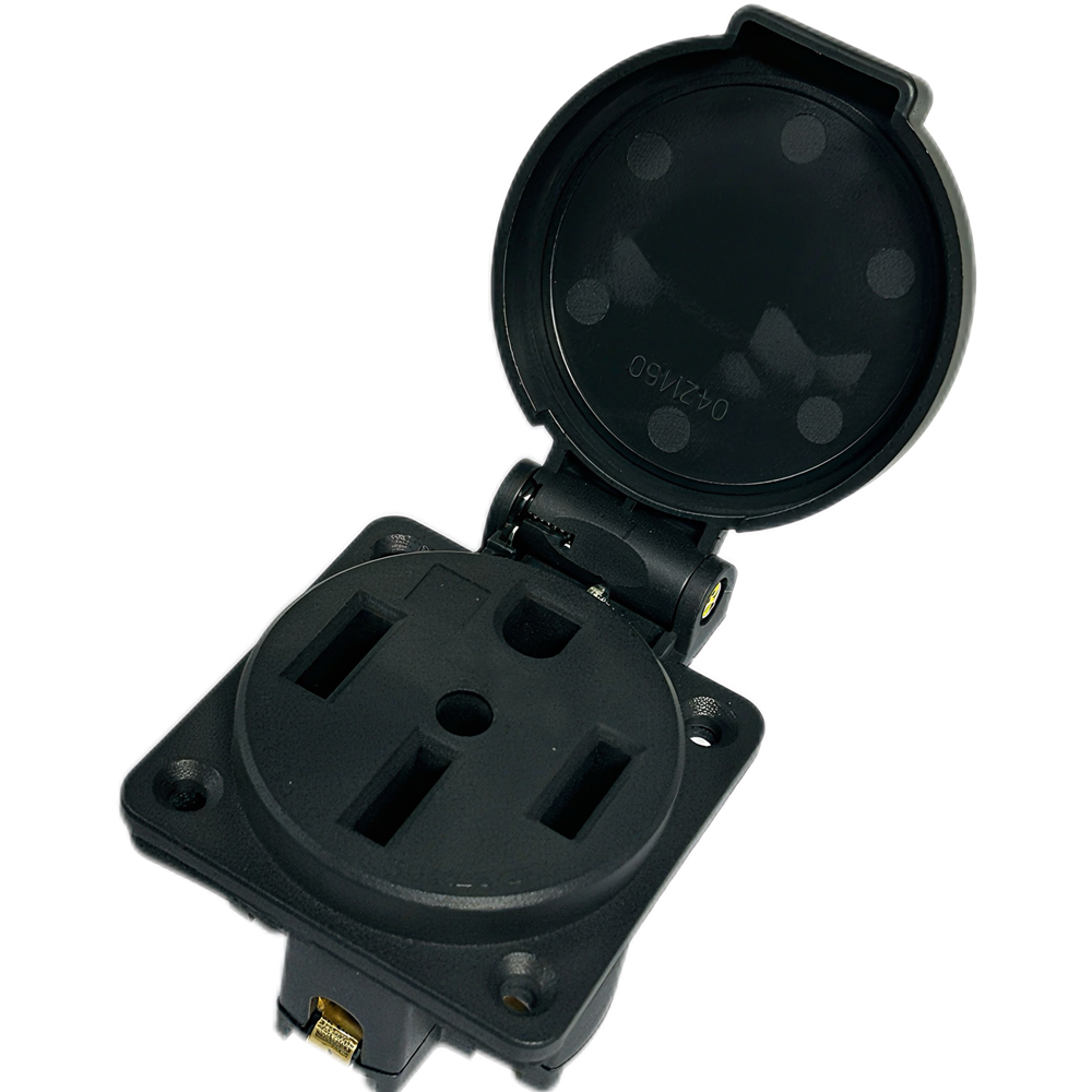 Outdoor Power Receptacle Box - Kotak Inlet Daya Generator RV Tahan