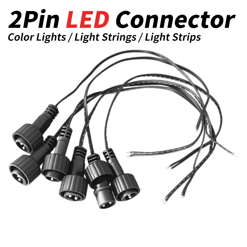 Extension Cord Outdoor - Konektor LED 2Pin dengan Kabel 25cm