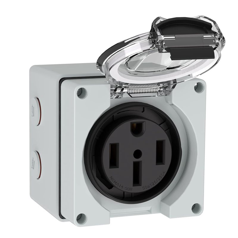 Outdoor Power Receptacle Box - Kotak Stopkontak Listrik T21C 6X 50Amp,