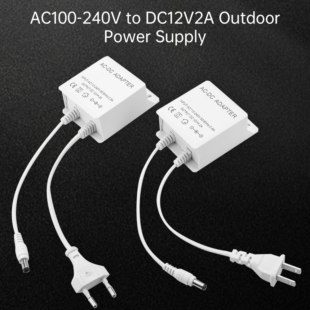 DC12V 2A Adaptor Steker UE Kea - Outdoor Power Adapter ulasan dan harga