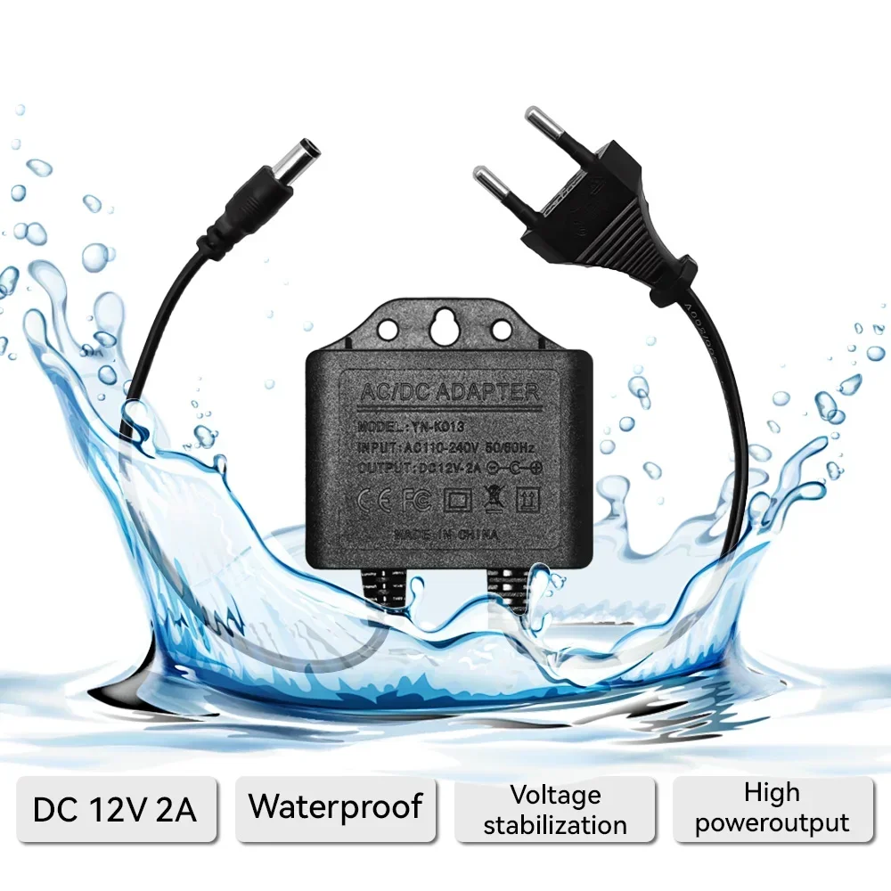 Adaptor Daya DC12V 2A Tahan Ai - Outdoor Power Adapter ulasan dan harga