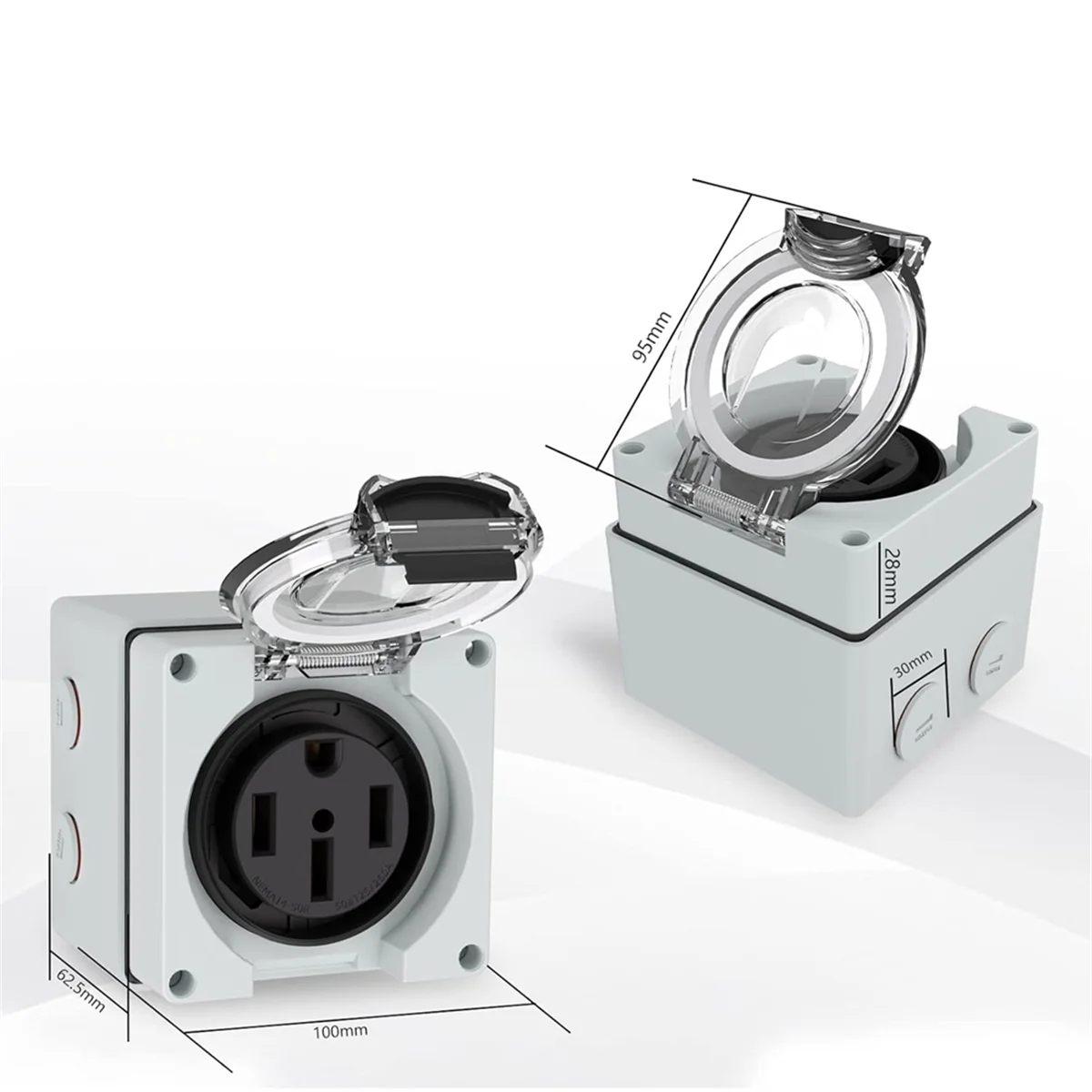 Kotak Stopkontak Daya AT16 50A - Outdoor Power Receptacle Box ulasan dan harga