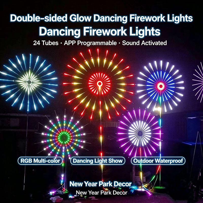 Lampu LED Strip RGBIC Firework - Outdoor Usb Power Strip ulasan dan harga