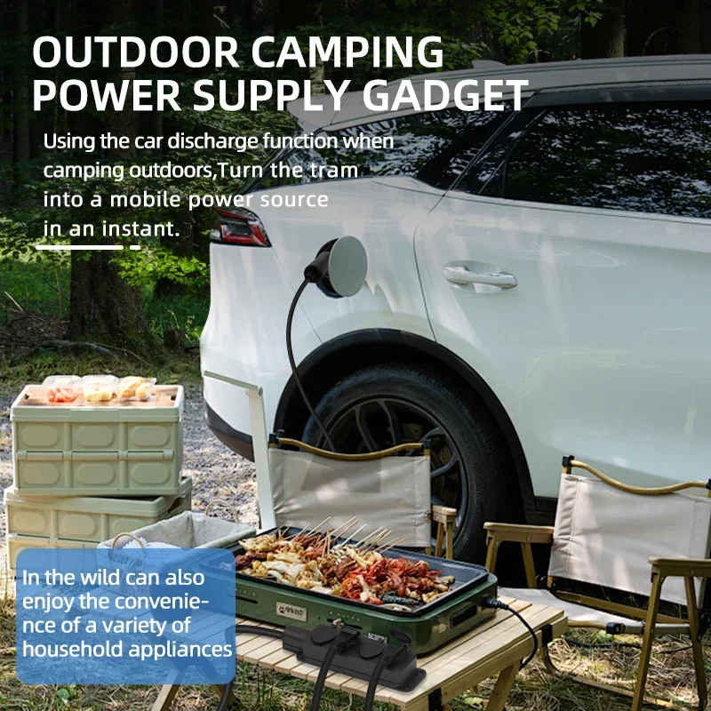 Pengisi Daya EV Mobil Listrik  - Outdoor Power Vac ulasan dan harga
