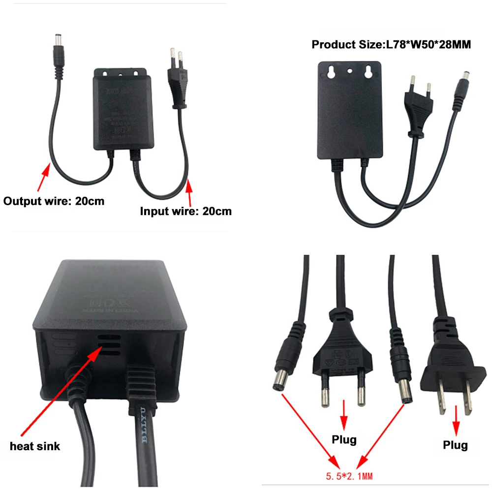 Catu daya adaptor daya steker  - Outdoor Power Adapter ulasan dan harga