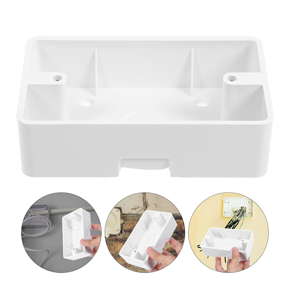 4Pcs Kotak Stopkontak Plastik  - Outdoor Power Receptacle Box ulasan dan harga