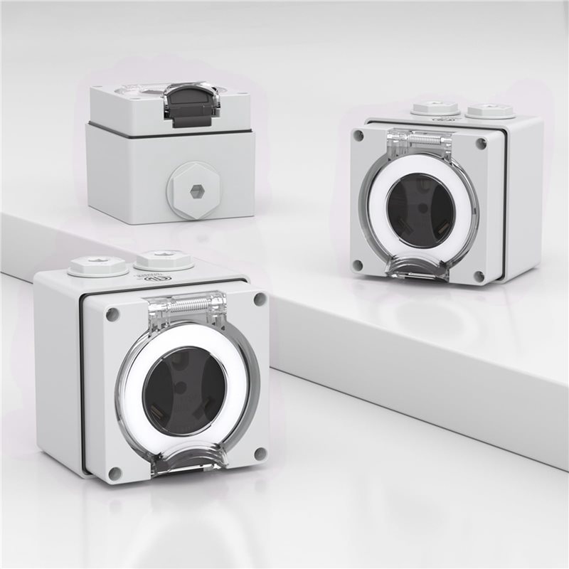 2X Kotak Stopkontak 30Amp, Rec - Outdoor Power Receptacle Box ulasan dan harga