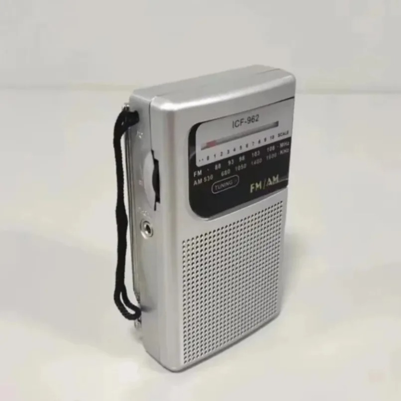 Radio AM FM Mini Portabel Ukur - Outdoor Power Jack ulasan dan harga