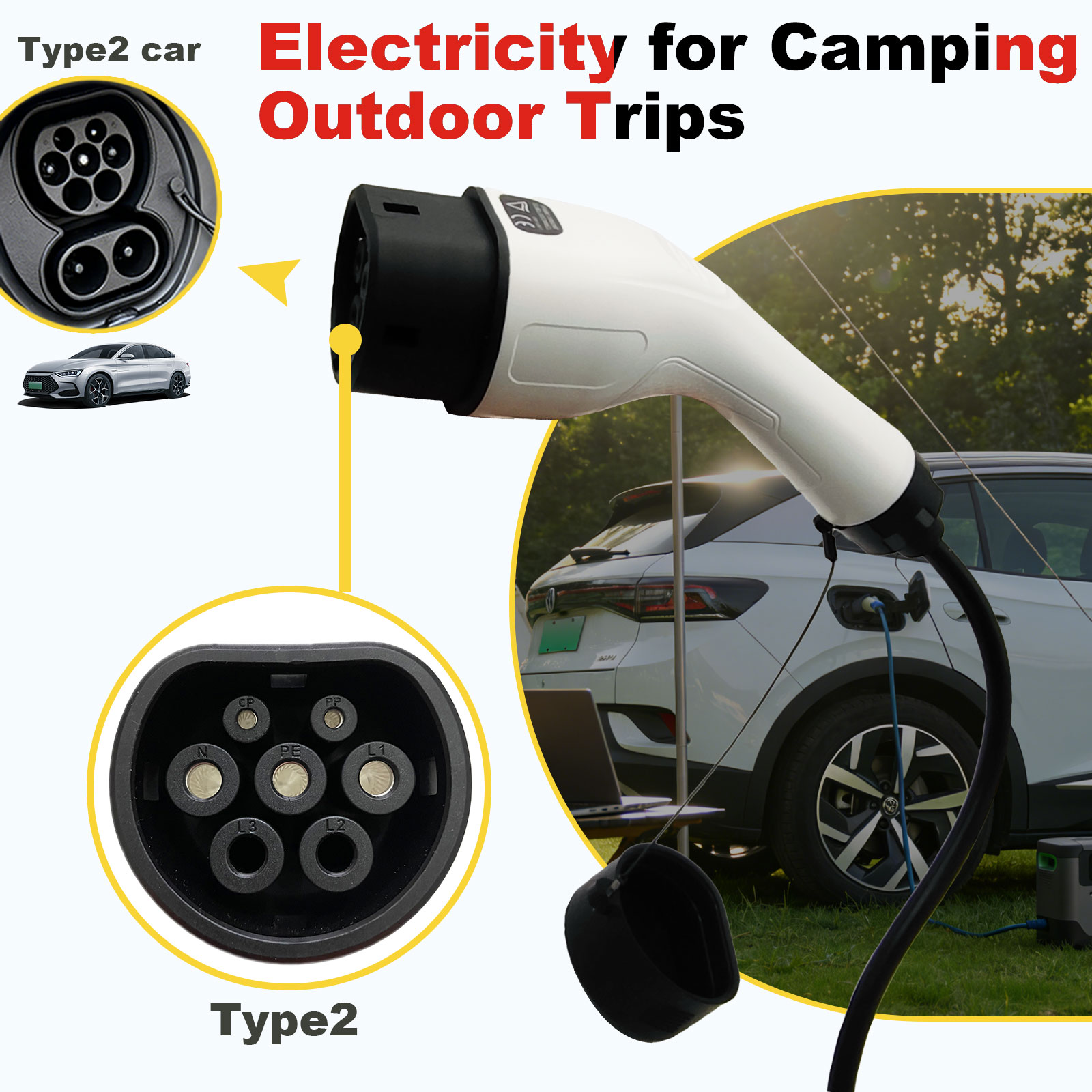 Adaptor Pengisian Daya Tipe 2  - Outdoor Power Adapter ulasan dan harga