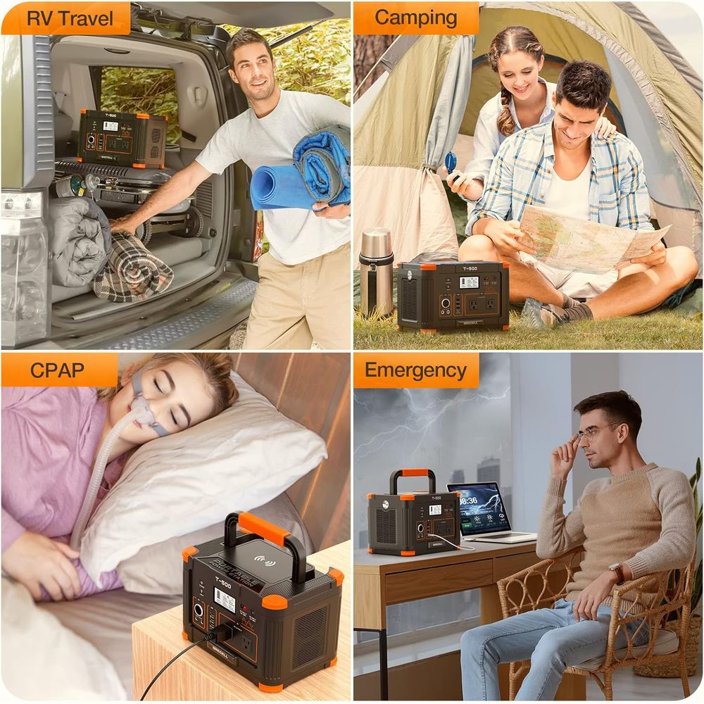 Stasiun Tenaga Portabel 500W ( - Outdoor Power Vac ulasan dan harga