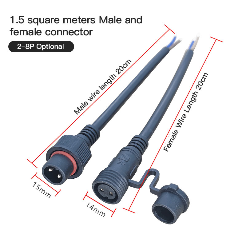 Konektor kabel LED tahan air l - Extension Cord Outdoor ulasan dan harga