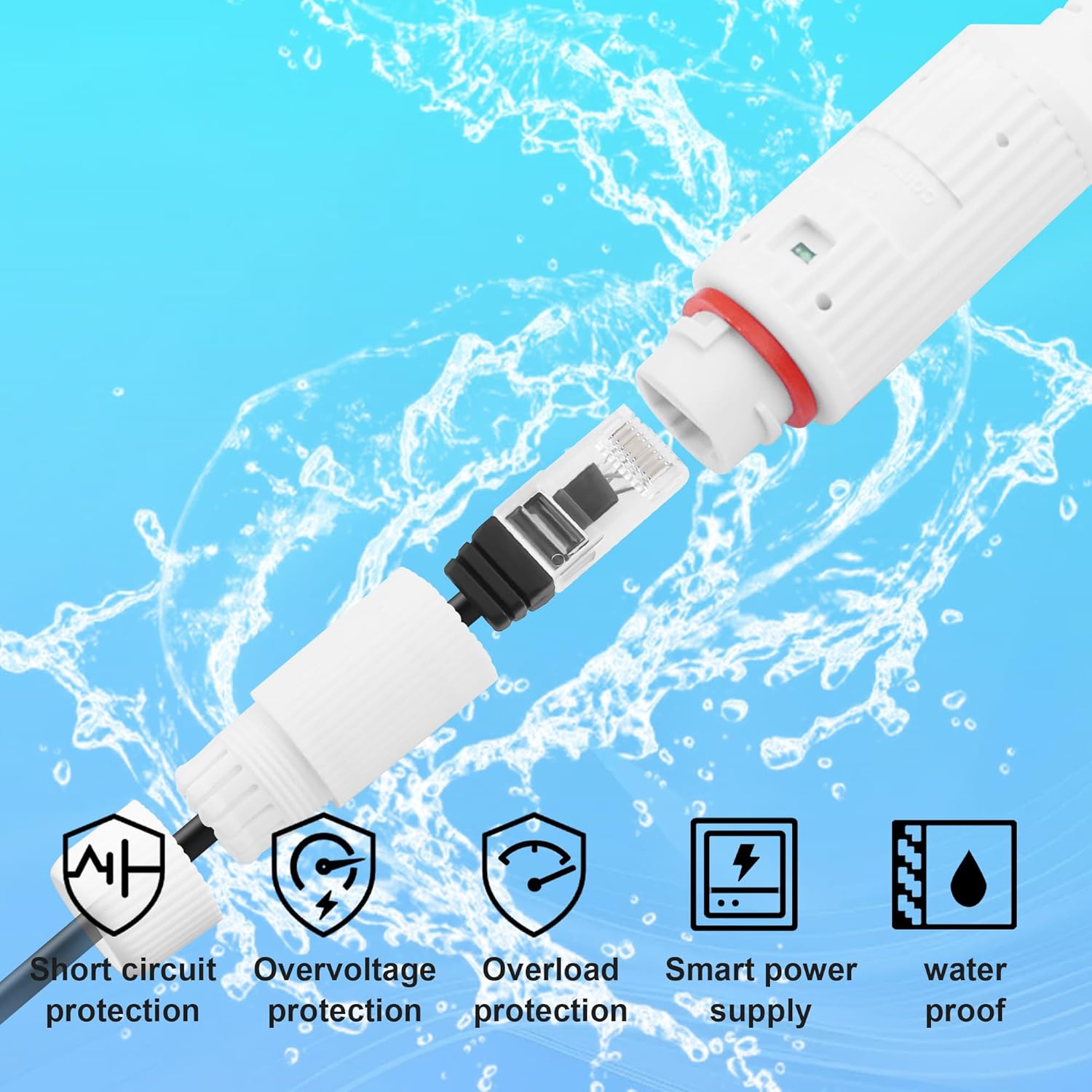Konverter Daya POE ke USB-C RJ - Outdoor Power Adapter ulasan dan harga