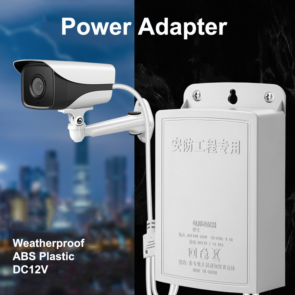 DC 12V 2,5A Kamera Keamanan CC - Outdoor Power Adapter ulasan dan harga