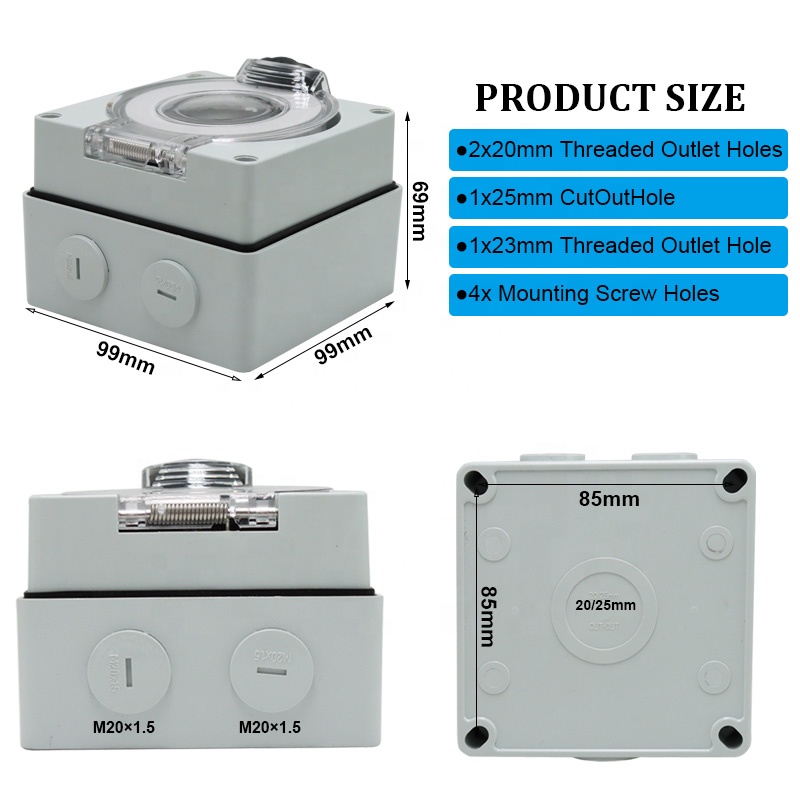 Kotak Stopkontak Listrik RV Ge - Outdoor Power Receptacle Box ulasan dan harga