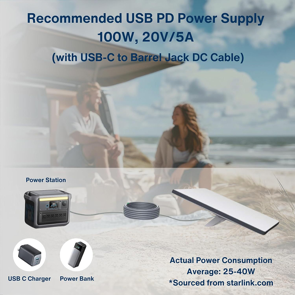 Kabel Daya USB C ke PD 2m untu - Outdoor Power Jack ulasan dan harga