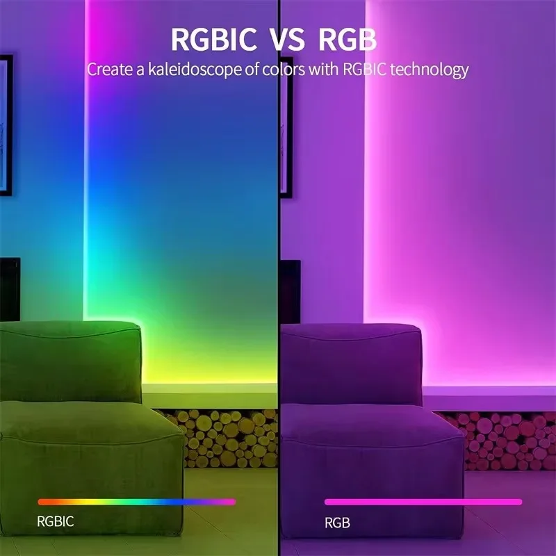 Strip Lampu Led Neon Rgbic 1M  - Outdoor Usb Power Strip ulasan dan harga
