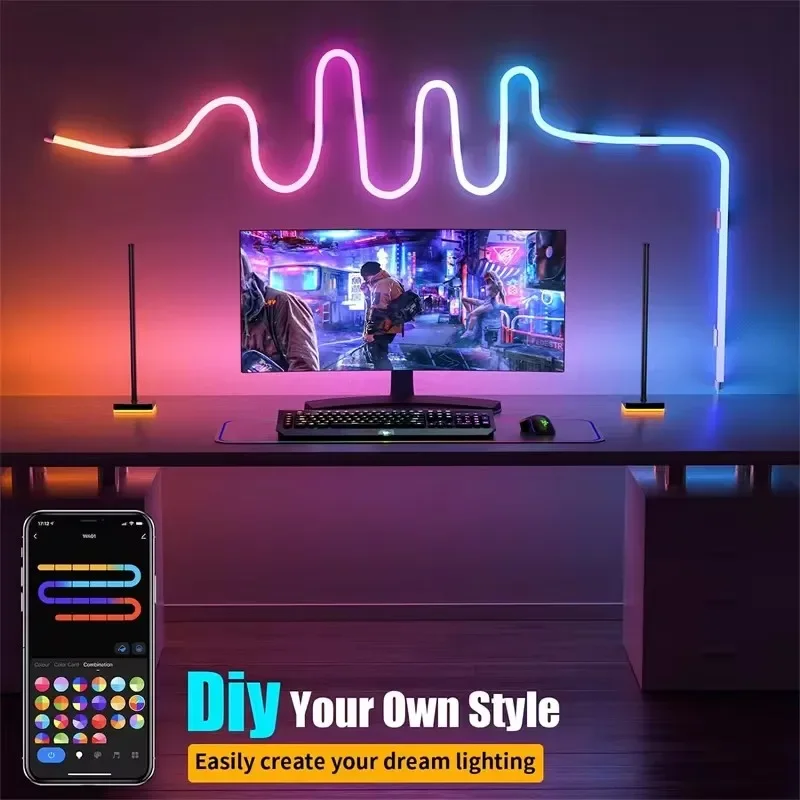 Strip Lampu Led Neon Rgbic 1M  - Outdoor Usb Power Strip ulasan dan harga