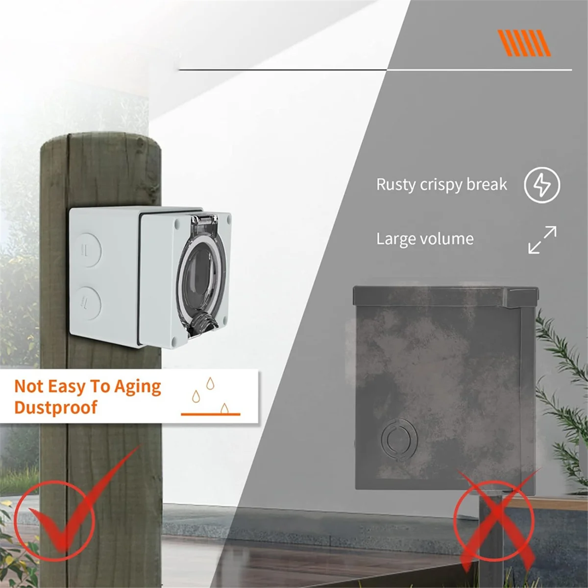 Kotak Stopkontak, Receptacle N - Outdoor Power Receptacle Box ulasan dan harga
