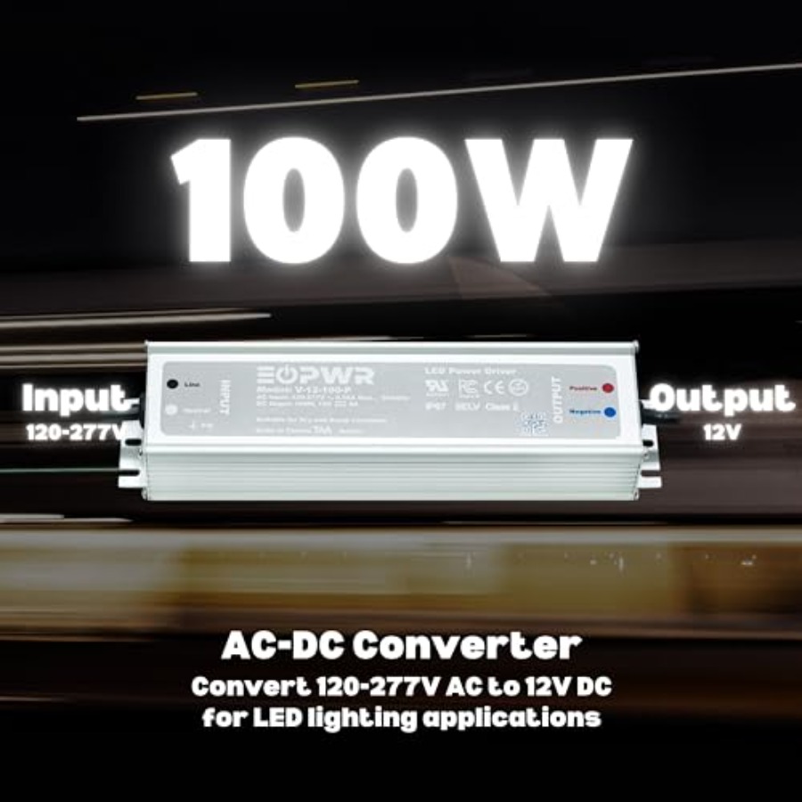 Driver LED Tahan Air IP67 Catu - Outdoor Power Adapter ulasan dan harga