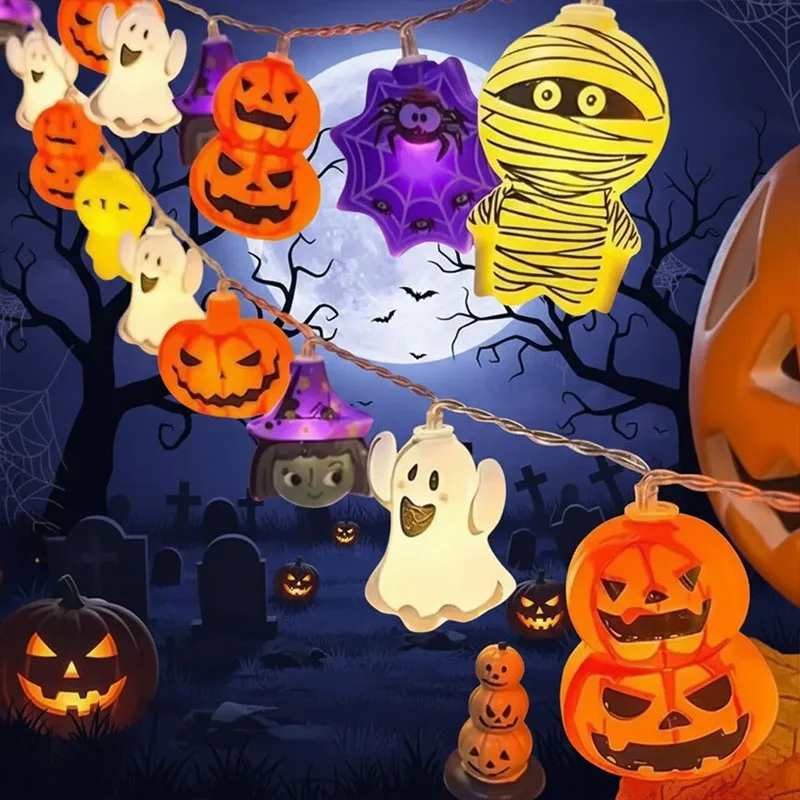 Lampu Tali LED Pesta Halloween - Outdoor Power Jack ulasan dan harga