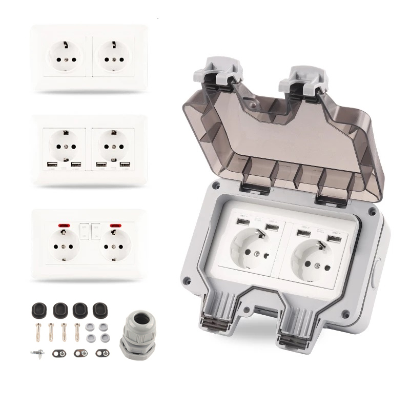 Soket Sakelar Daya Ganda Stand - Outdoor Usb Power Strip ulasan dan harga